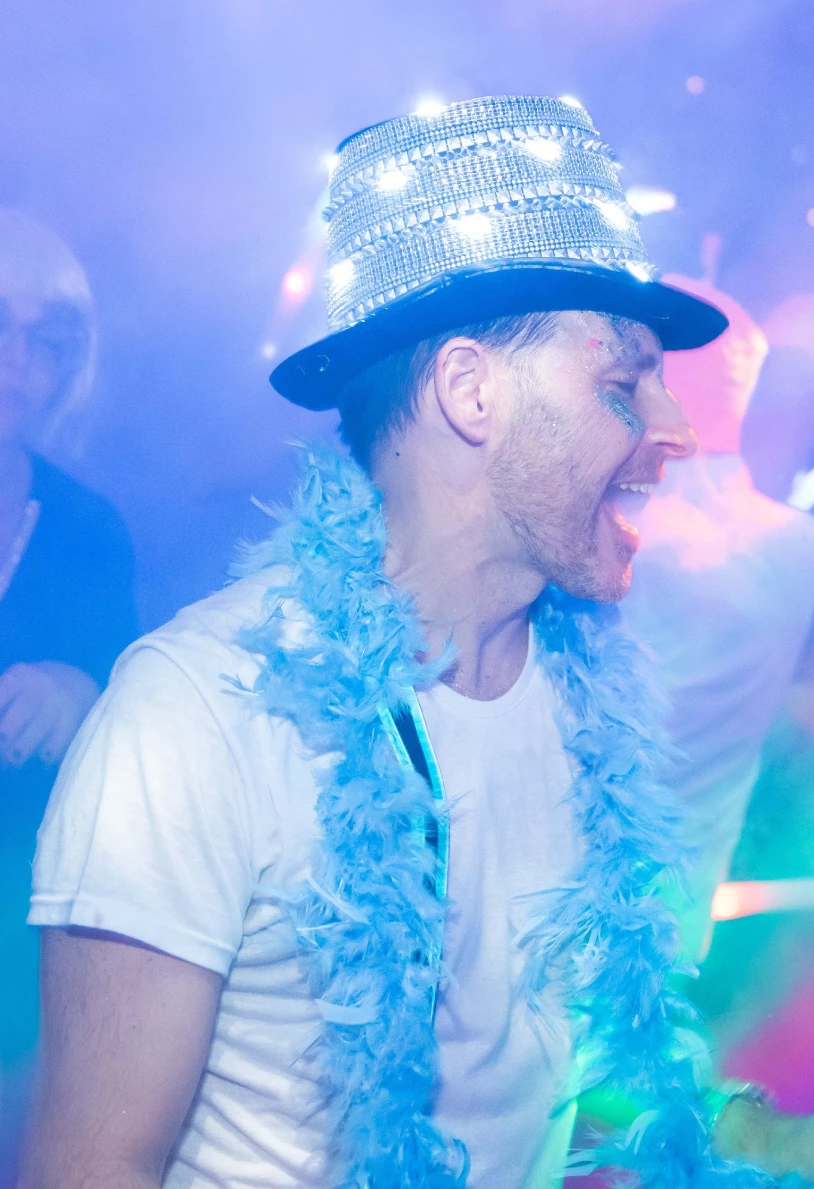 A City skyline at sunset